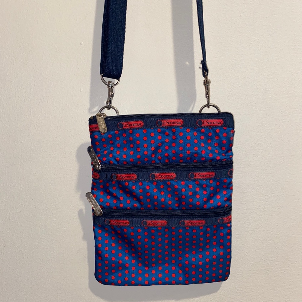 Lesportsac 3 Zipper Lightweight Crossbody